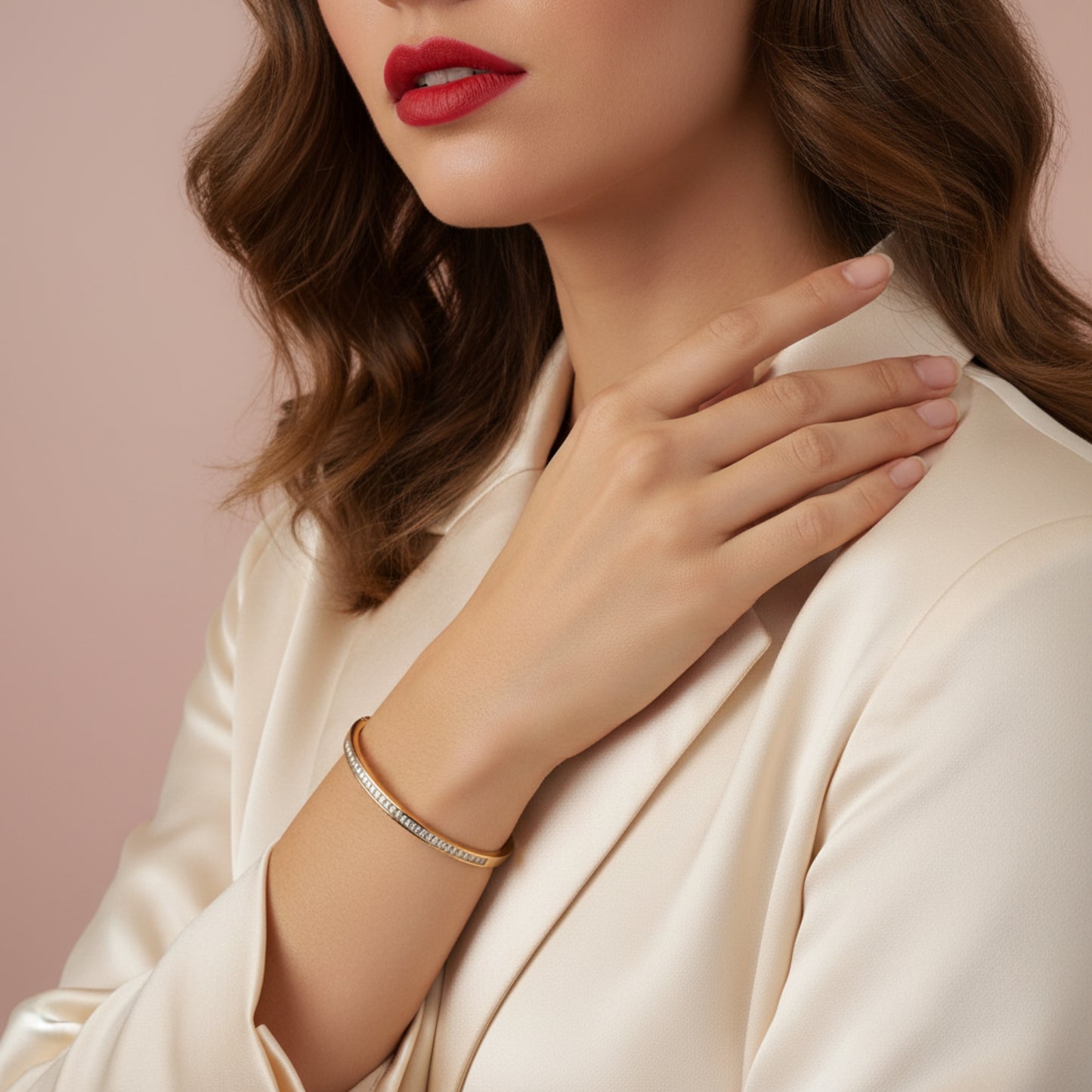 CUBIC ZIRCONIA BANGLE