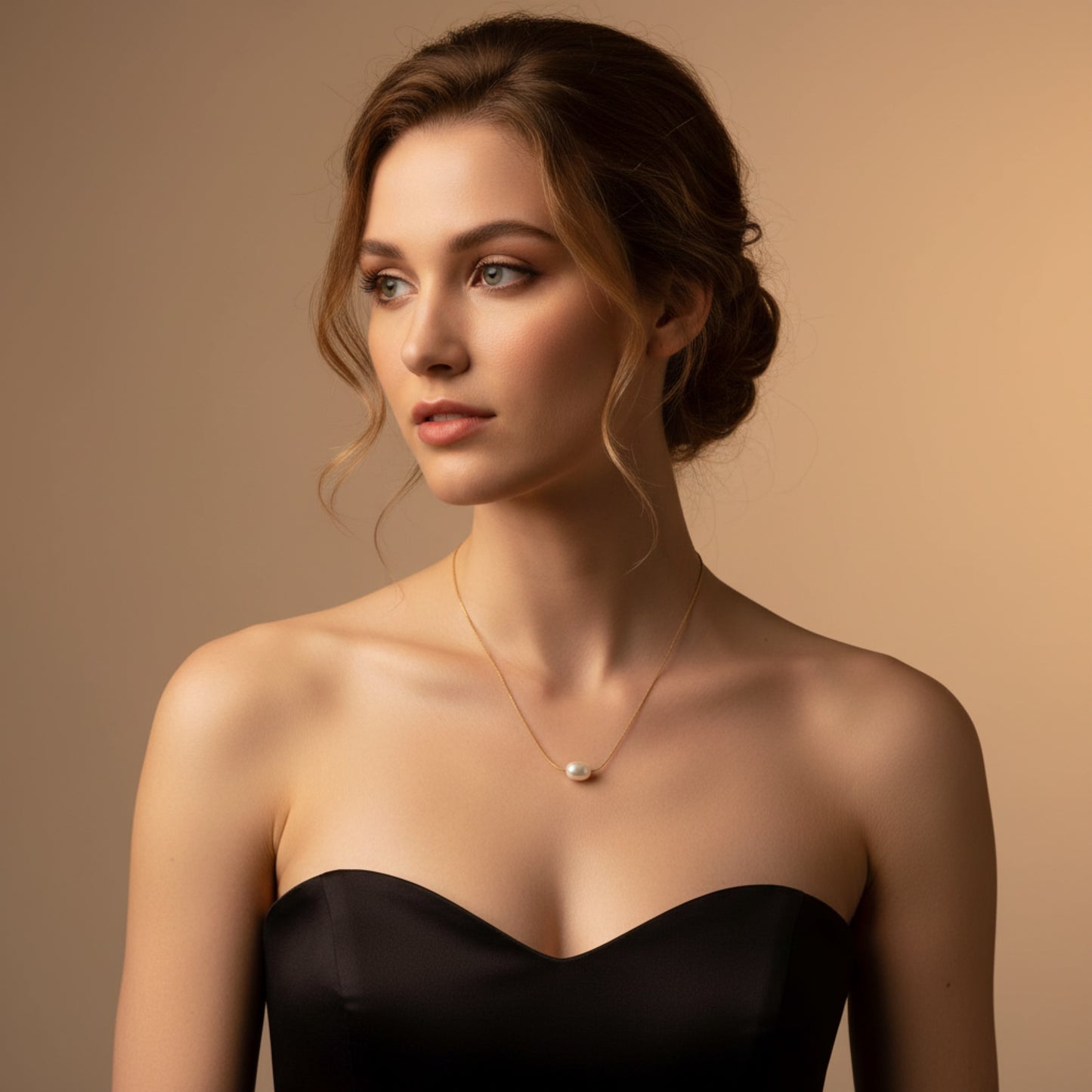 PEARL GOLD CHAIN NECKLACE